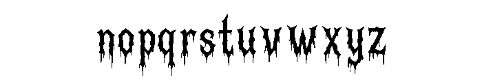 Ravenholt Font LOWERCASE