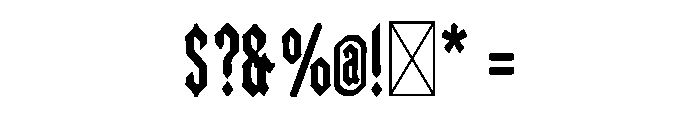 Ravenkroft Font OTHER CHARS