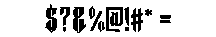 Ravenlay Font OTHER CHARS