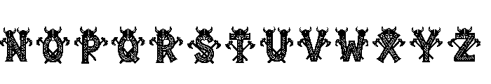 Ravenmist Regular Font UPPERCASE
