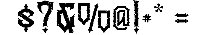 Ravenmorth Font OTHER CHARS