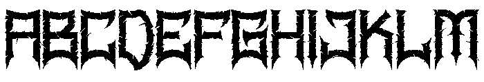 Ravenmorth Font UPPERCASE