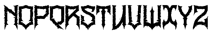 Ravenmorth Font UPPERCASE