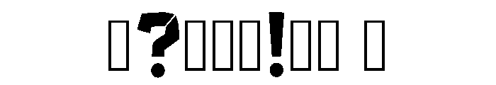 Ravenor Regular Font OTHER CHARS