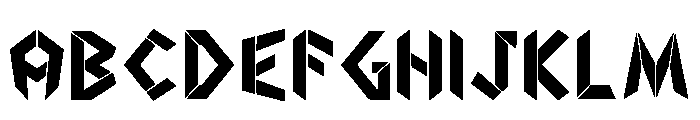 Ravenor Regular Font UPPERCASE