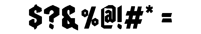 Raventhorn Font OTHER CHARS