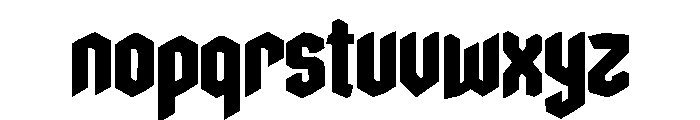 Raventhorn Font LOWERCASE