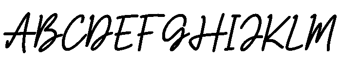 Raventis Italic Font UPPERCASE