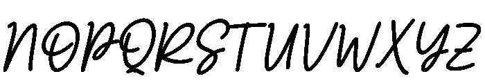 Raventis Italic Font UPPERCASE