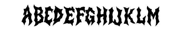 Ravenwraith Font UPPERCASE