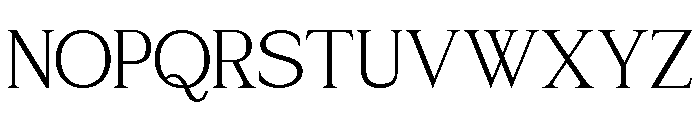 Raveny Regular Font UPPERCASE