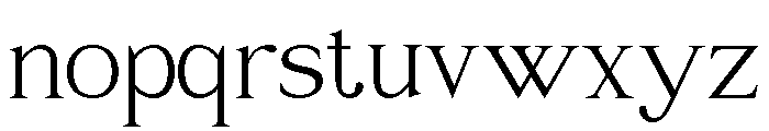 Raveny Regular Font LOWERCASE