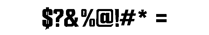 Ravexor Font OTHER CHARS