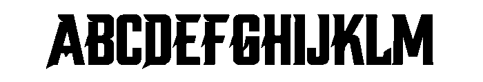 Ravexor Font UPPERCASE