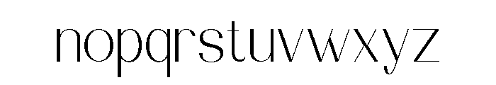 Raviero Regular Font LOWERCASE