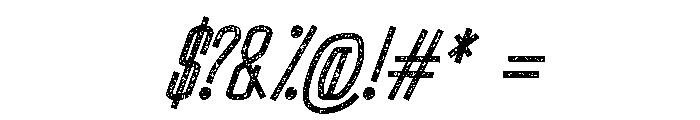 Ravixor Italic Rough Font OTHER CHARS