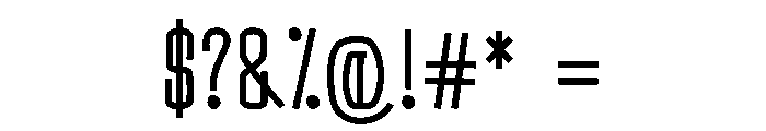 Ravixor Regular Clean Font OTHER CHARS