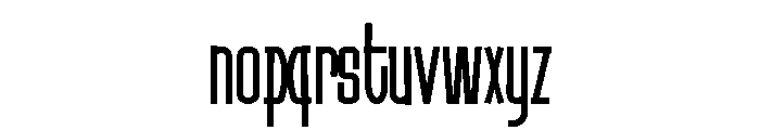 Ravixor Regular Clean Font LOWERCASE
