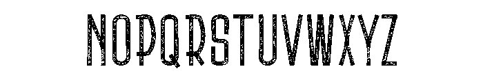 Ravixor Regular Rough Font UPPERCASE