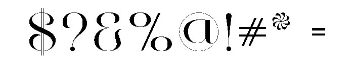Ravlys Font OTHER CHARS