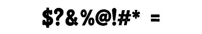Ravolt Font OTHER CHARS