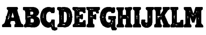 Ravolt Font UPPERCASE