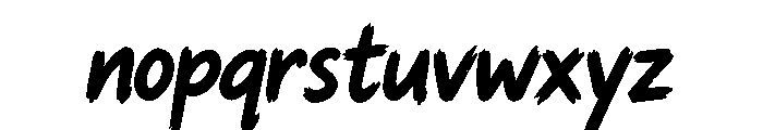Ravskel Font LOWERCASE