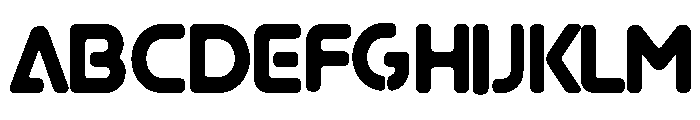 Ravuno 25 Regular Font UPPERCASE