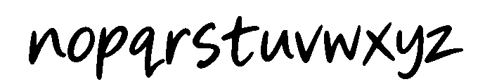 Ravuno Regular Font LOWERCASE