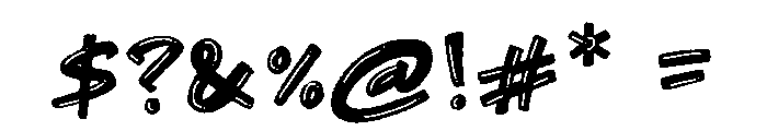 Raw Block Graffiti Font OTHER CHARS