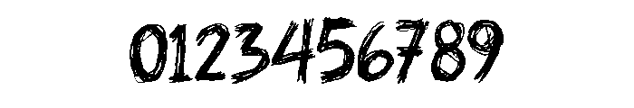 Raw Scribble Regular Font OTHER CHARS