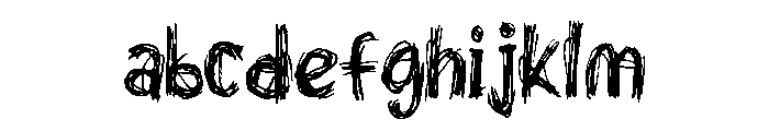 Raw Scribble Regular FONT
