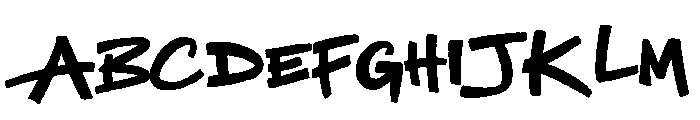 Raw Street Vibe Font UPPERCASE