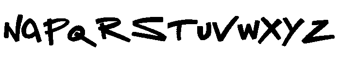 Raw Street Vibe Font UPPERCASE