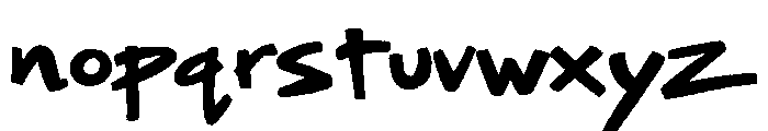 Raw Street Vibe Font LOWERCASE