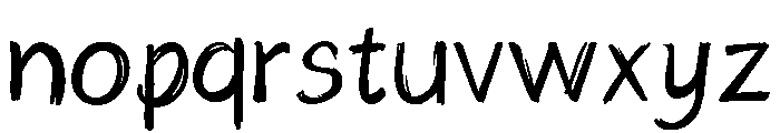 Rawan-Regular Font LOWERCASE