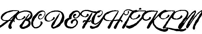 Rawink Font UPPERCASE