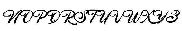 Rawink Font UPPERCASE