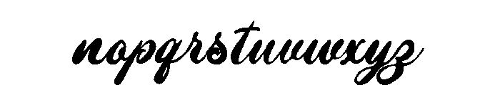 Rawink Font LOWERCASE