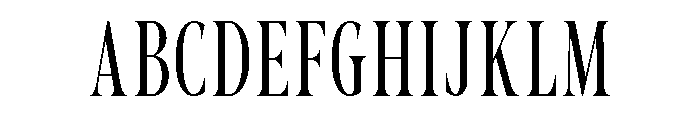 Rawlence Avenue Regular Font UPPERCASE