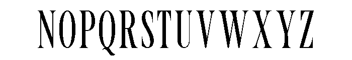 Rawlence Avenue Regular Font UPPERCASE