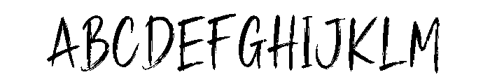 Rawlyn Brush Font UPPERCASE