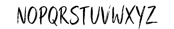 Rawlyn Brush Font UPPERCASE