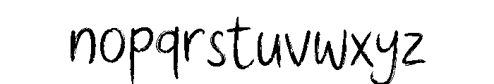 Rawlyn Brush Font LOWERCASE