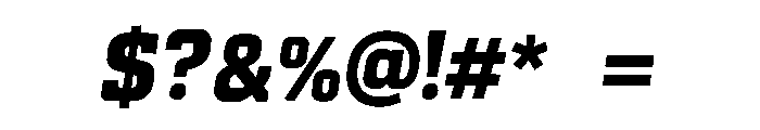 Raxford Font OTHER CHARS