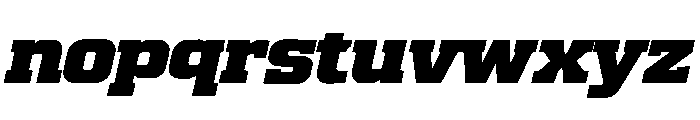 Raxford Font LOWERCASE
