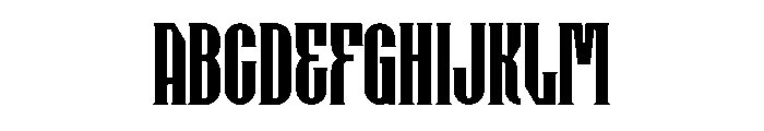 Raxong Speco Font UPPERCASE