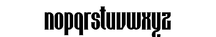 Raxong Speco Font LOWERCASE