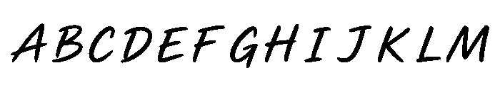 Rayborn Font UPPERCASE