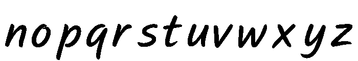 Rayborn Font LOWERCASE